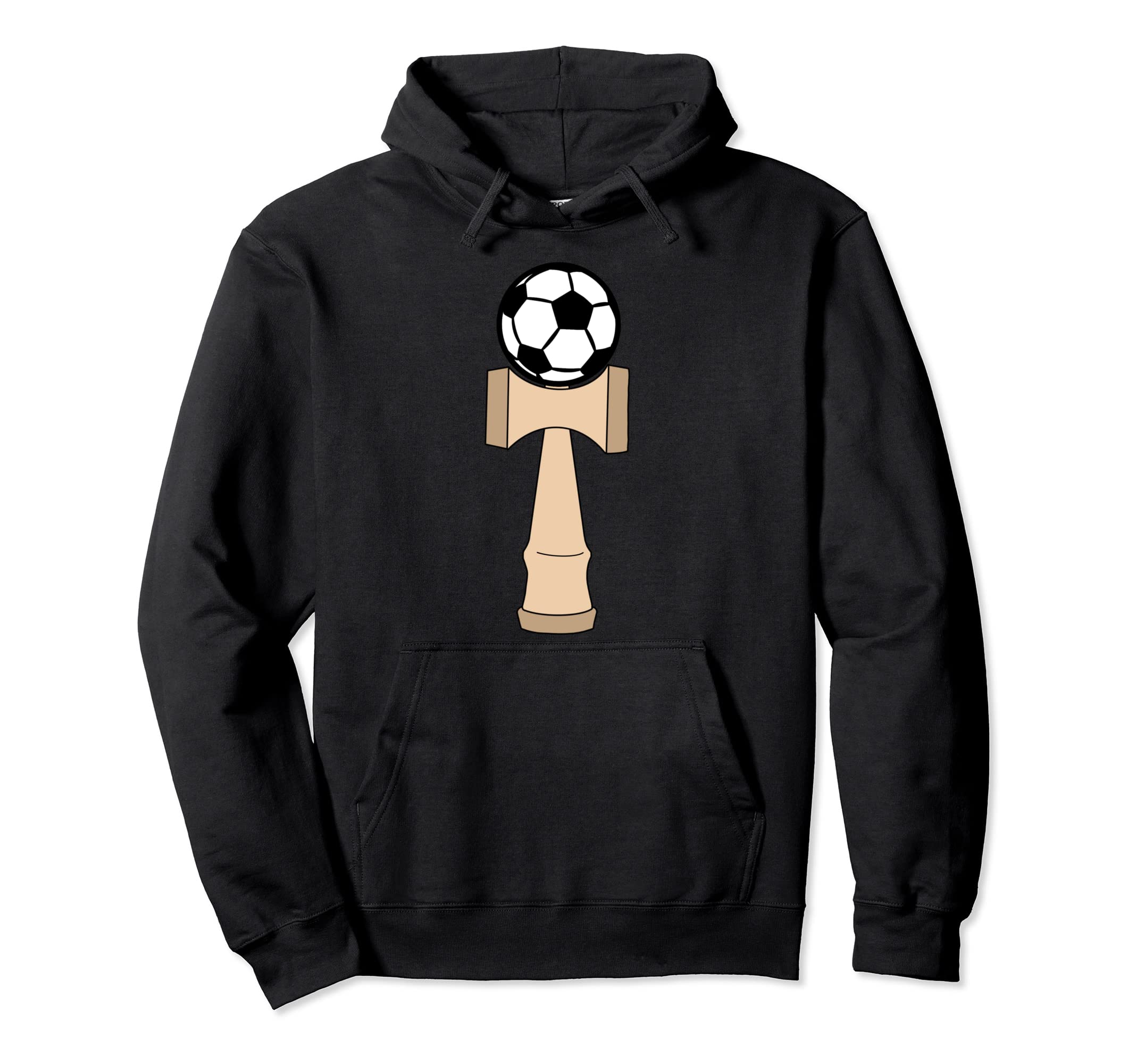 

Kendama Soccer Ball I Kids Teens Hoodie чёрный