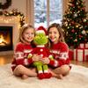 Grinch Plush Toy Stuffed Doll Christmas Decor Gift Kids Adults Party Hanging Ornament