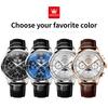 OLEVS 7128 Automatic Mechanical Men's Watch Multi functional Date Lunar phase Waterproof Wristwatch Man