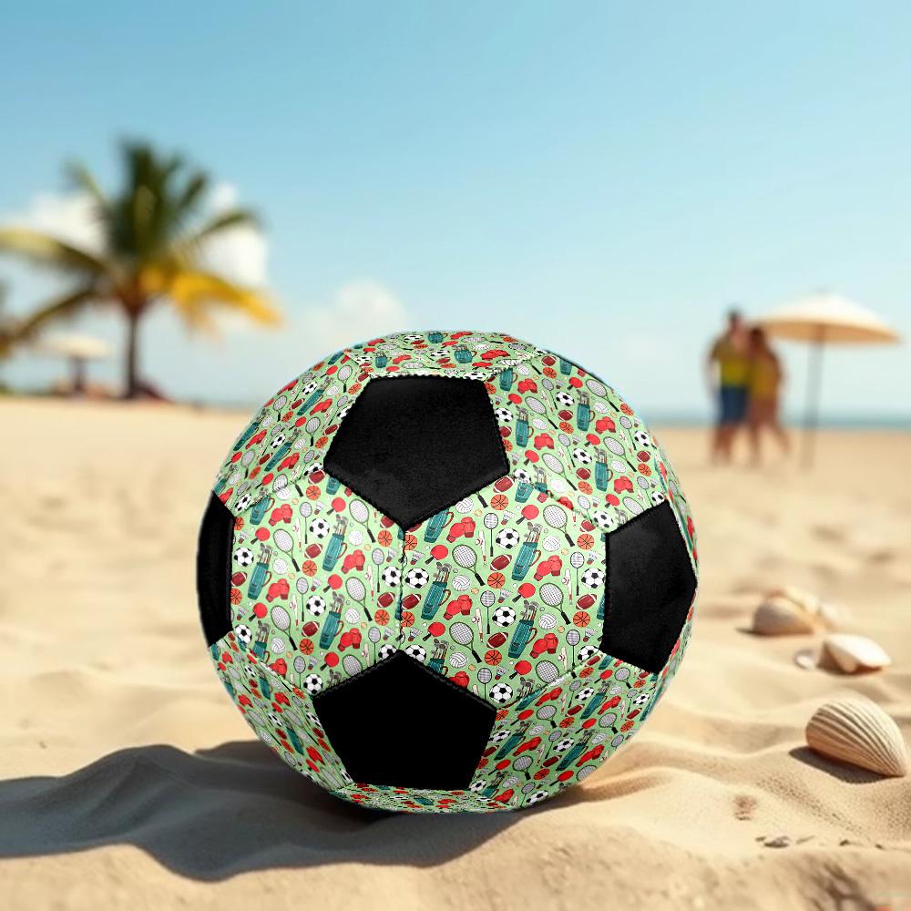 1pc Sports Equipment Foot-Friendly, Anti-Slip and Wear-Resistant, High Elasticity, size 5 Indoor/Outdoor Universal Soccer Ball/Football Q260863