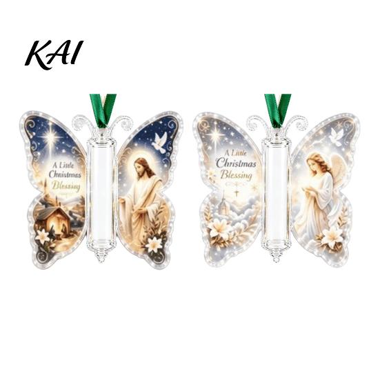 Einzigartiges Geburtstagsgeschenk für Freunde 2 Stück Acryl-Schmetterling Geldhalter Hängende Ornamente, Dekorative Bargeld-Anhänger Weihnachtsgeschenk Dekoration