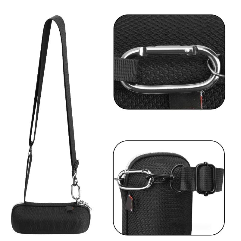 EVA Shell Speaker Carrying Case With Adjustable Strap For Flip 7/6/5 Outdoor Travel And Enhances Device Protections