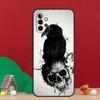 Raven Skull Case For Samsung Galaxy A36 A56 A06 A13 A53 A32 A12 A22 A52 A35 A17 A16 A55 A15 A54 A34 A14