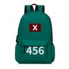 TV Character Backpack Game Cosplay Schoolbag with Large Main Bag And Internal Partition Number Printing Rainproof Backpack