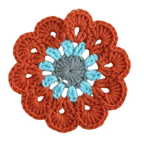 Flower Knitted Coasters Heat Insulation Placemat Non-slip Coaster Anti-scald Table Mats Kitchen Accessory