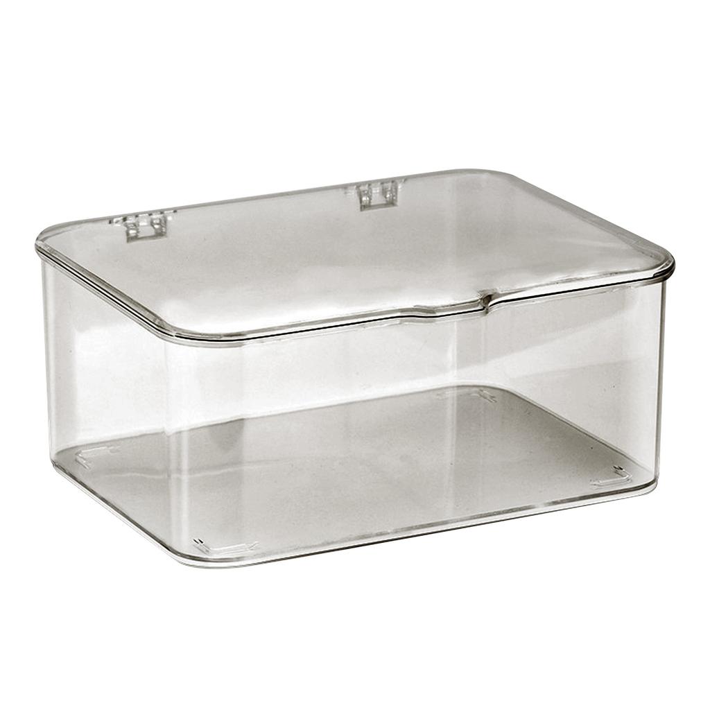 Desk Storage Box Plastic Large Capacity Dustproof Multi Functional Phone Case Storage Holder with