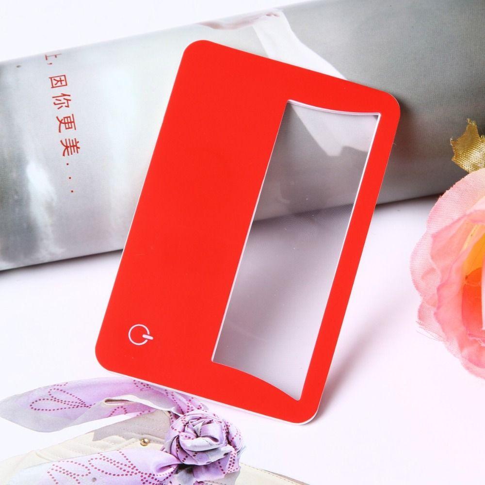 3X Pocket Small Prints Maps Book Magnifier Sheet Reading Magnifiers Loupe Lens Magnifying Glass