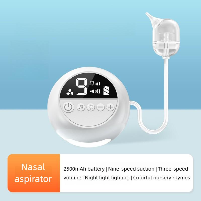 Split Type Electric Baby Nasal Aspirator Large Flow Baby Nasal Suction Device USB Rechargeable Nasal Congestion Nose Sucker