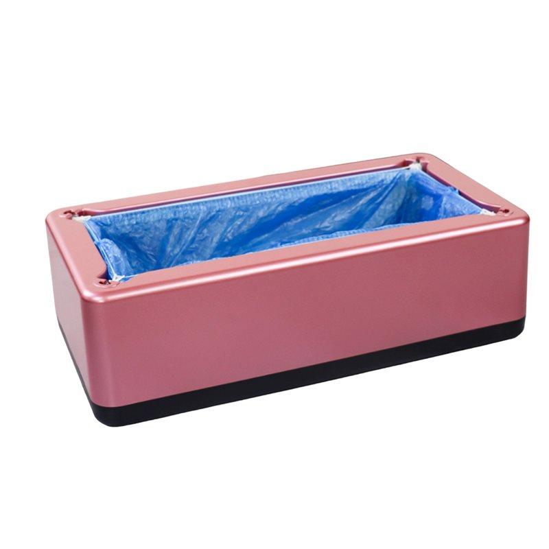 

Hand-Free Automatic Shoe Cover Dispenser 100Pcs Disposable Shoe Covers Machine Home Office A-B61B фіолетовий