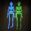 5Pcs 3D Printed Skeleton Refrigerator Magnet Poseable Skeleton Figurine with Movable Joints Halloween Gothic Skeleton Fridge Magnetic Decoration