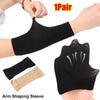 1Pair Elastic Arm Shaping Sleeve Fat Tone Up Compression Wrap Band Arm Slimming Shaper  for Women