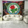 Arazzo da Parete Blackburn Rovers Appeso Estetico alla Parete Coperta in Tessuto Stampato Arazzi Decorativi per Camera da Letto Soggiorno Decorazioni per la Casa