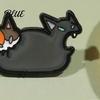 Animal Brooch Two-Cat Cartoon Mean Cat Enamel Pin Digital 3D