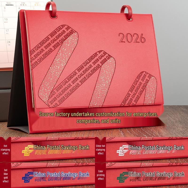 2026 Jahr des Pferdes Tischkalender: Kreativer Selbstdisziplin-Planer & Desktop-Ornament Geschenkset