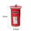 Christmas Tree Hang Festive Holiday Decor Charming Ornaments Metal Material Perfect Size Realistic Design Charming Mailbox Decor
