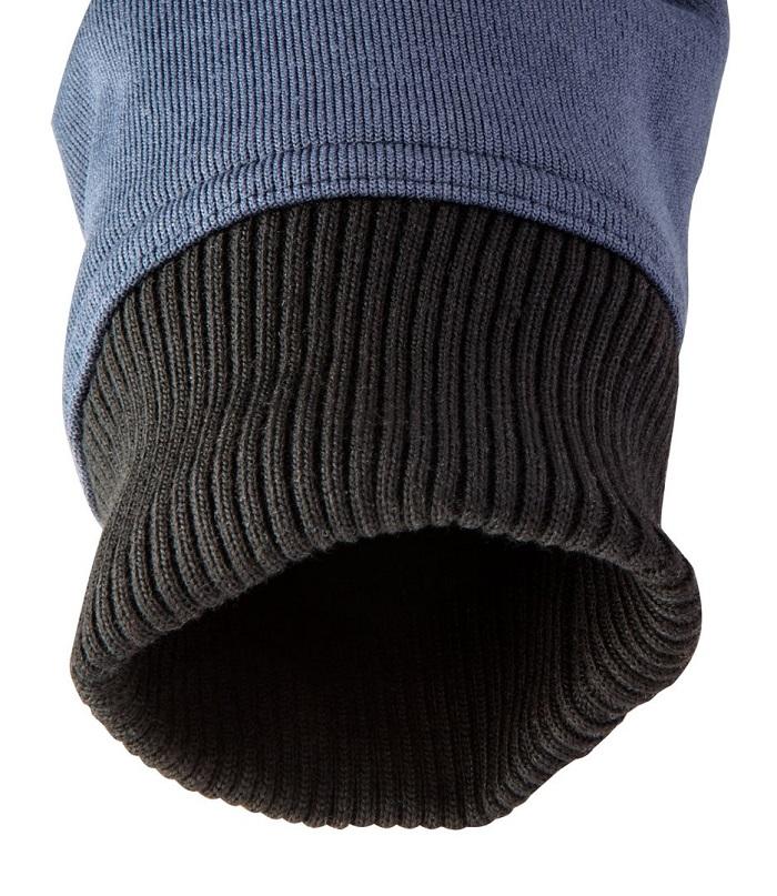 KNITTED SWEATSHIRT WITH HOOD M - T N81-556-M