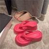 2025 Women's Thick-Soled Flip-Flops: Soft EVA Summer Sandals, Korean Style Trend