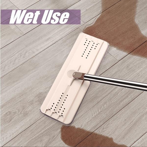 12/10PCS Washable Durable Replacement Microfiber Pads Dust Push Mop Cloth for Flat Squeeze Mop 33X12CM