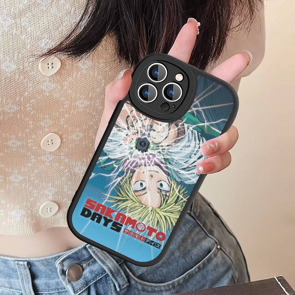 

Anime Sakamoto Days Phone Case Hard Leather For IPhone 16 15 14 13 12 Mini 11 14 Pro Max Xs X Xr 7 8 Plus Fundas iPhone 16pro max