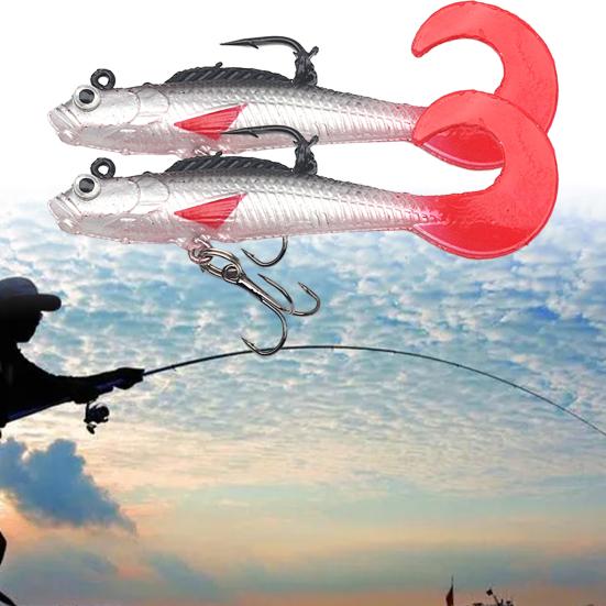2Pcs/4Pcs 8.5cm/7.8g Bionic Bait Realistic Fish Eye Exquisite Workmanship Long Service Life Super