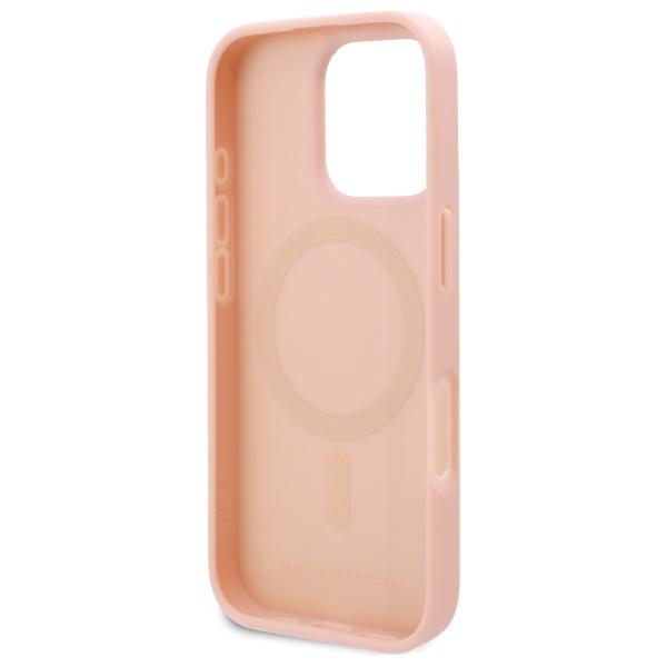 Karl Lagerfeld Klhmp16Xpkhporpp Iphone16 Pro Max 6.9 Różowy/Pink Hardcase Hot Stamp Magsafe