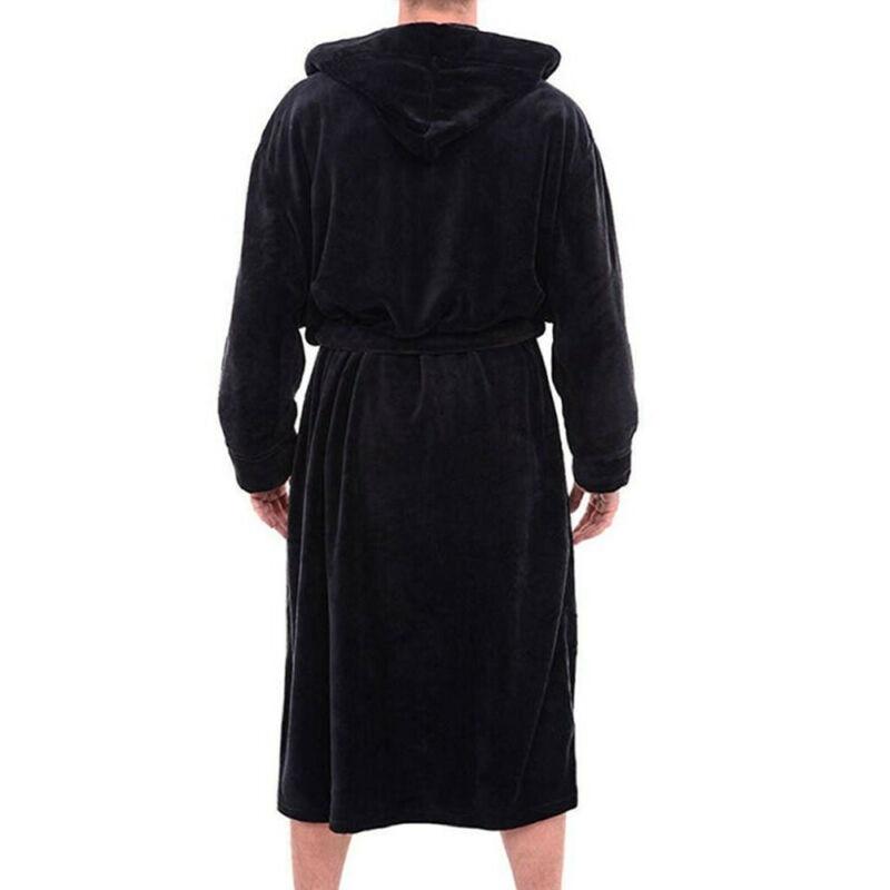 Details about Mens Womens Hoodies Fleece Long Sleeve Lounge Bath Robe Long Dressing Bathrobe Details about Mens Womens Hoodies Fleece Long Sleeve Lounge Bath Robe Long Dressing Bathrobe