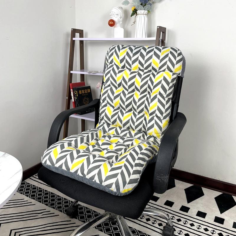 Modern Style One-Piece Cushion Thick Office Seat Mat Backrest Soft Skin-Friendly Sedentary Chair Pad Four Season Student Cushion 40x40cm 1pcs 5349₽