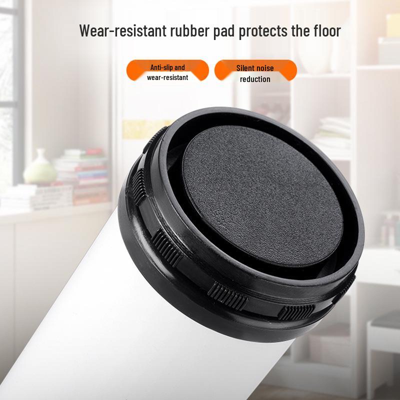Adjustable Black Stainless Steel Furniture Feet for Cabinets, Sofas, Coffee Tables, Beds, and TV Stands