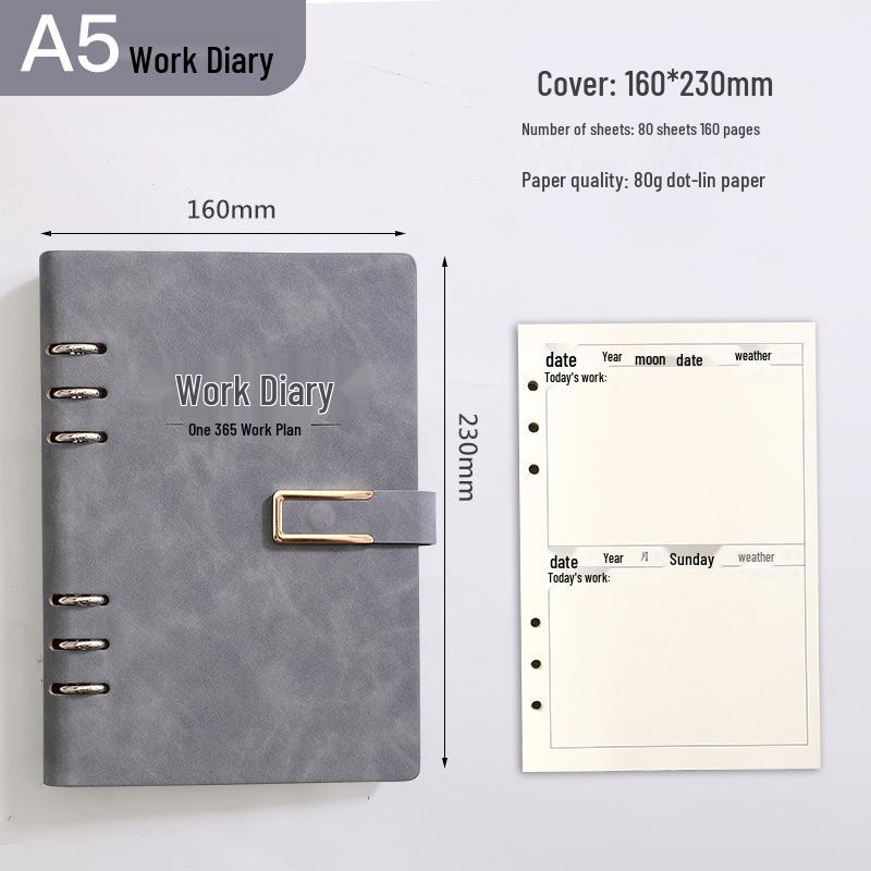 A4 Work Log & Meeting Minutes Book with Custom Printing for Office or Construction Use