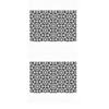 Matte Black Honeycomb Sticker for Car Side Window, Vinyl Sticker for Triangular Window Decoration,