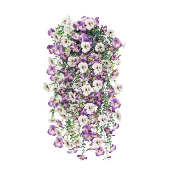 Yousheng 1/2Pcs Simulated Plants Easy to Care No Watering No Withering Bright Color Realistic Appearance Decorative Fake Plant Home Decor