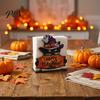 Cute Kitchen Counter Storage Halloween Ghost/Cat Wooden Napkin Holder, Paper Towel Decorative Cartoon Table Decor Stand, Freestanding Tissue Dispenser
