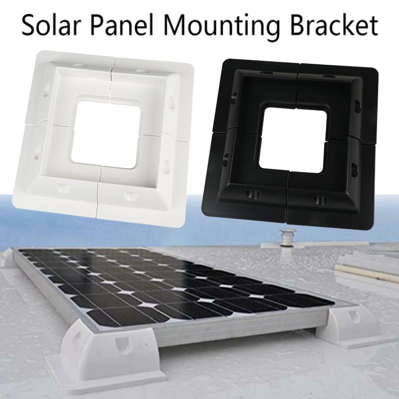 Solar Panel Mounting Bracket Installed In Rv Caravan Camper Deck Of Yacht Abs Plastic Waterproof Solar Support