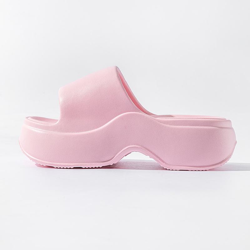 Women's Thick-Soled Deodorant Slippers: Soft, Height-Increasing, Indoor/Outdoor, Summer Beach Wear