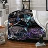 kaiju no 8 Print Flannel Blanket High Quality Warm Comfortable Cover for All Seasons Perfect for Gifts Home Decor
