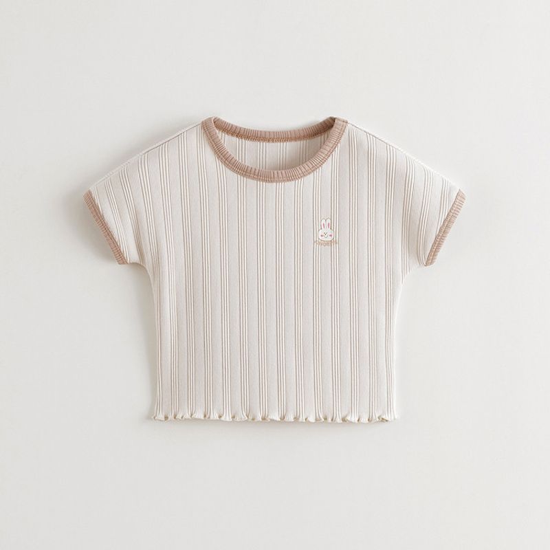 Mark Jenny Girls' Summer Fun Printed Short-Sleeved T-Shirt Baby Top 2026 Summer New Style 550733