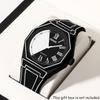 Modern Minimalist Sketching Creative Sports and Leisure Watch Creative Design Waterproof Watch