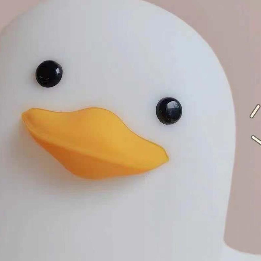 LED Nachtlicht Niedlich Exquisit Touch-Steuerung USB-Aufladung Nachtlicht mit Handyhalterung Enten-Nachtlampe