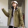 Outdoor Jacket Women's Short Model New Winter Thickened Tooling Casual Down Cotton-padded Jacket Jacket