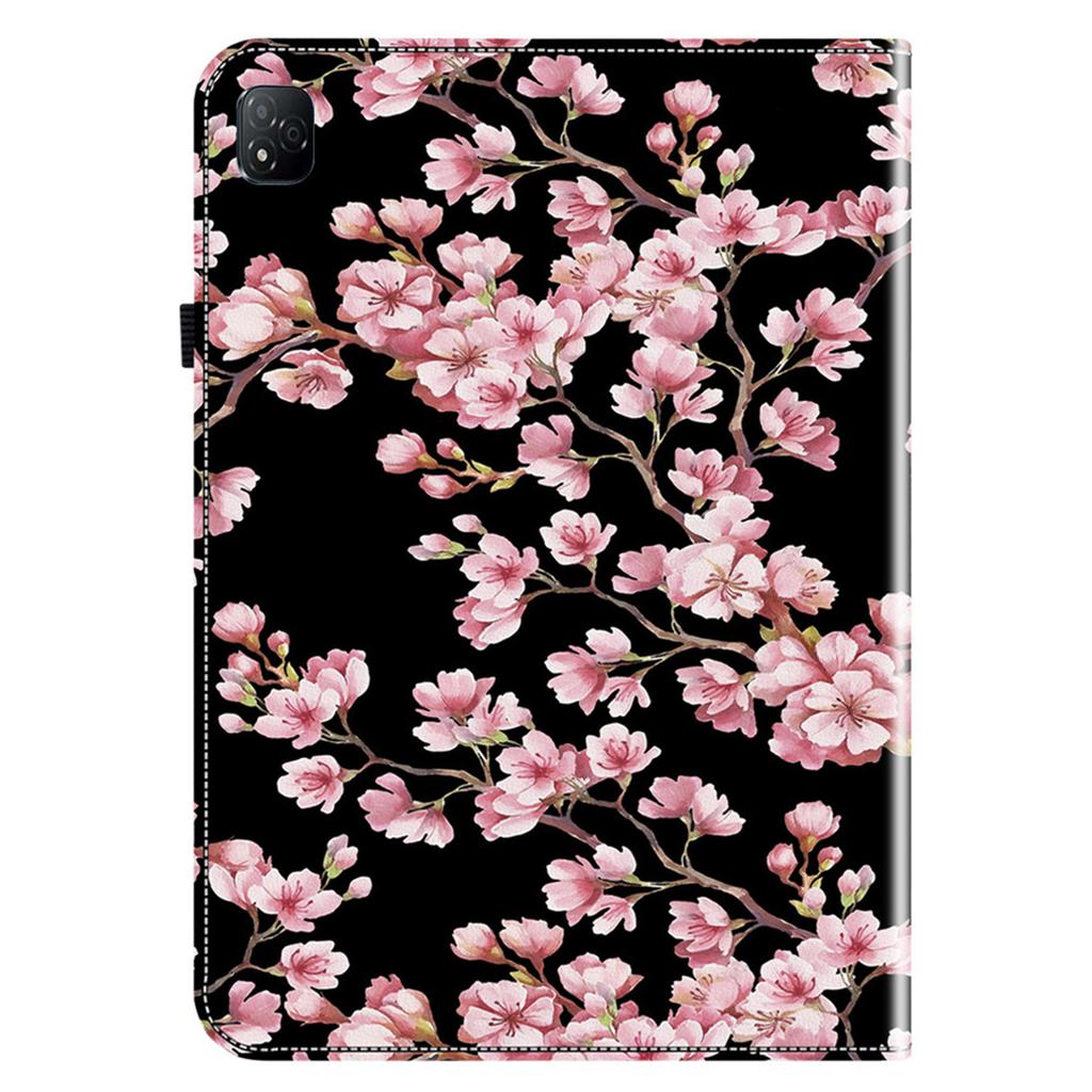 For Infinix Xpad Leather Case Pattern Printed Stand Tablet Cover with Card Slots