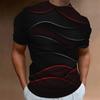 Fashion Pattern 3D Print T-Shirts Men's Short Sleeve Tops Summer Casual Street O-neck T Shirt Vintage Personality Mens Tees
