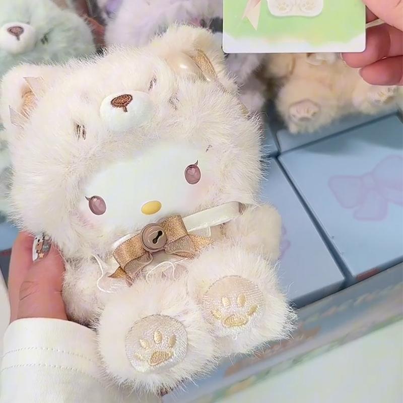 San rio Doll Characters Fox Island Blind Box Cinnamoroll Vinly Plush Pendants Surprise Box My Melody Anime Doll Mystery Bag Toy