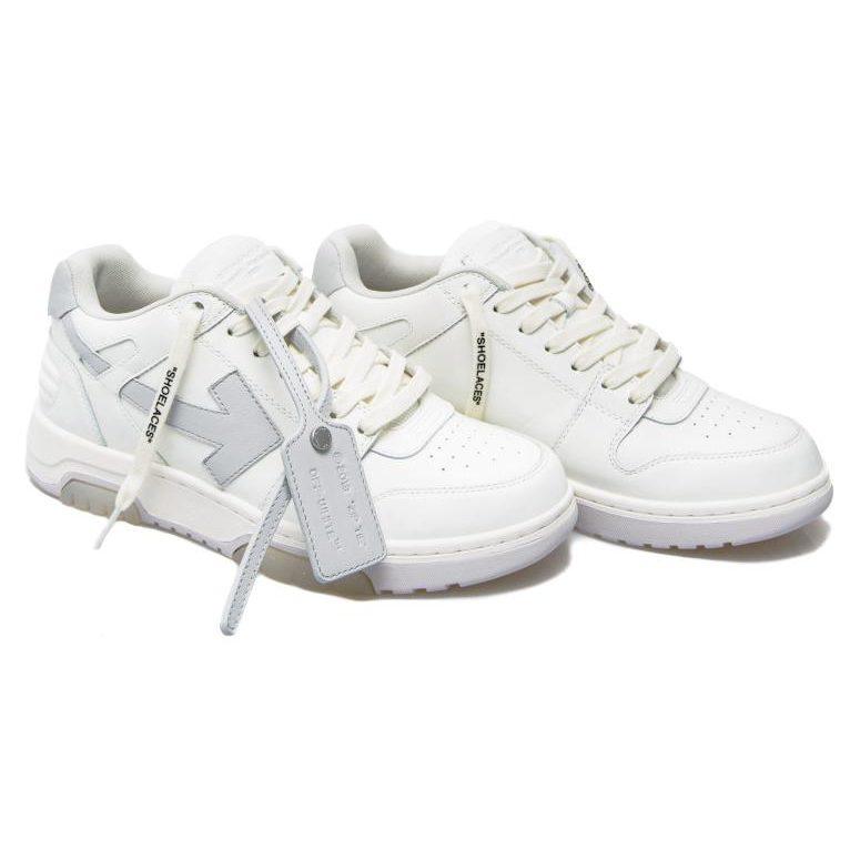 OFF WHITE Out Of Office Low Top Trainers White OMIA189S21LEA0010109