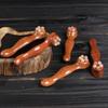 Five Beads Eye Massage Stick Sandalwood Handle Face Roller Massager Manual Massager  Eye Area