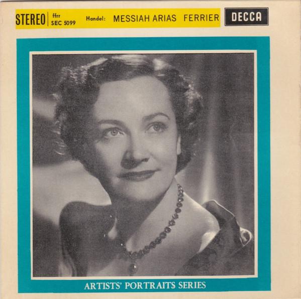

7-дюймовая пластинка HANDEL FERRIER Мессия Арии SEC5099 DECCA 1960 Великобритания Классика Б/у