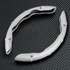 2Pcs Car Steering Wheel Cover Carbon Fiber Sports Ultra-thin Non-slip Card Cover For Bmw M Performance M3 M5 M6 F01 F20 F13 F30 F34
