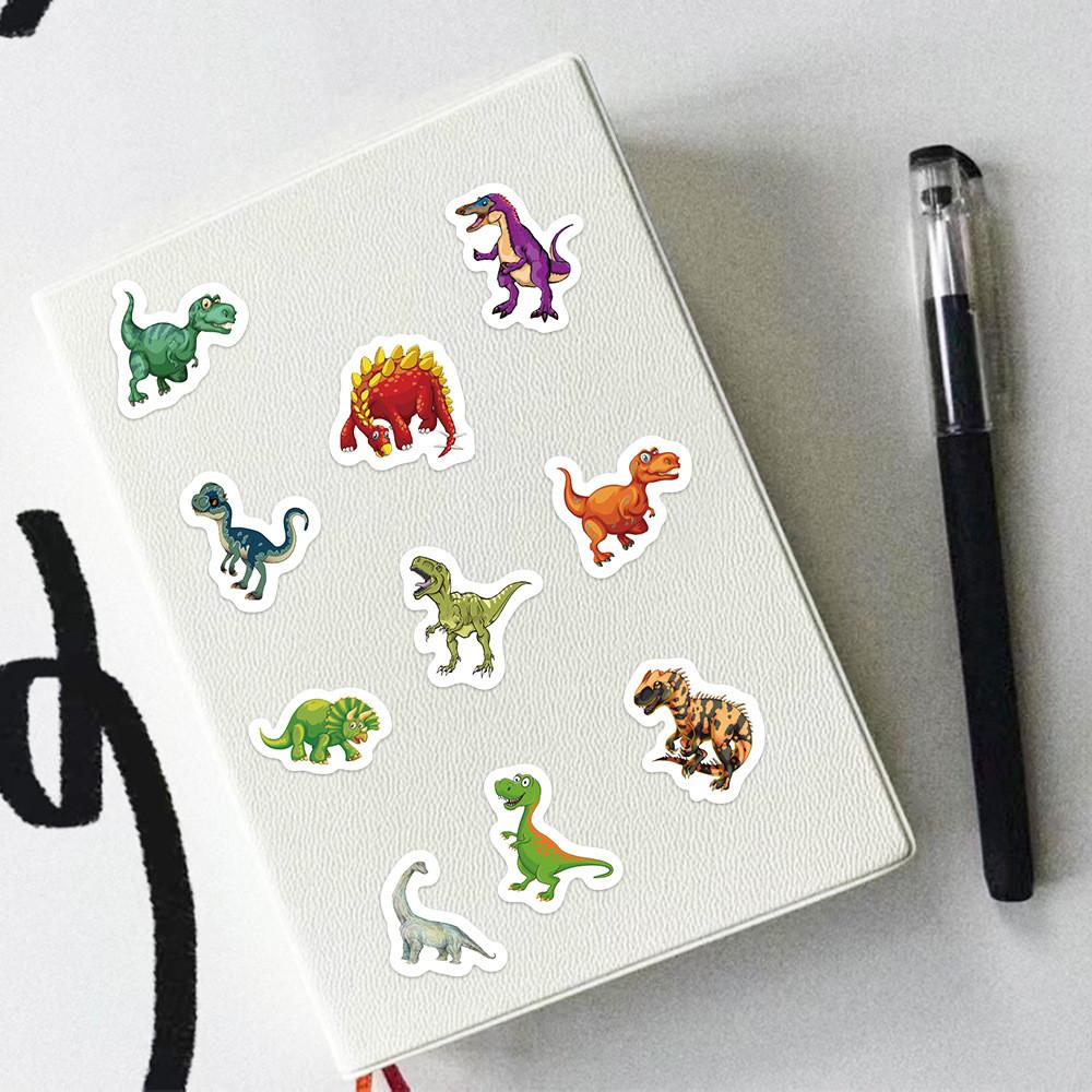 Dinosaur Themed Roll Stickers 500 Pieces Cute Pattern Decals For Daily Ornament Creative Projects Sticker Story Store