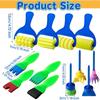 30-Piece Round Sponge Brush Set for Kids’ Art & Crafts