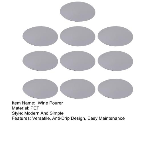 Wine Pourer Drip-Free Spout for Bottles Reusable Flow Control Nozzle Home Bar Wine Tool for Oil Juice Cocktail Parties