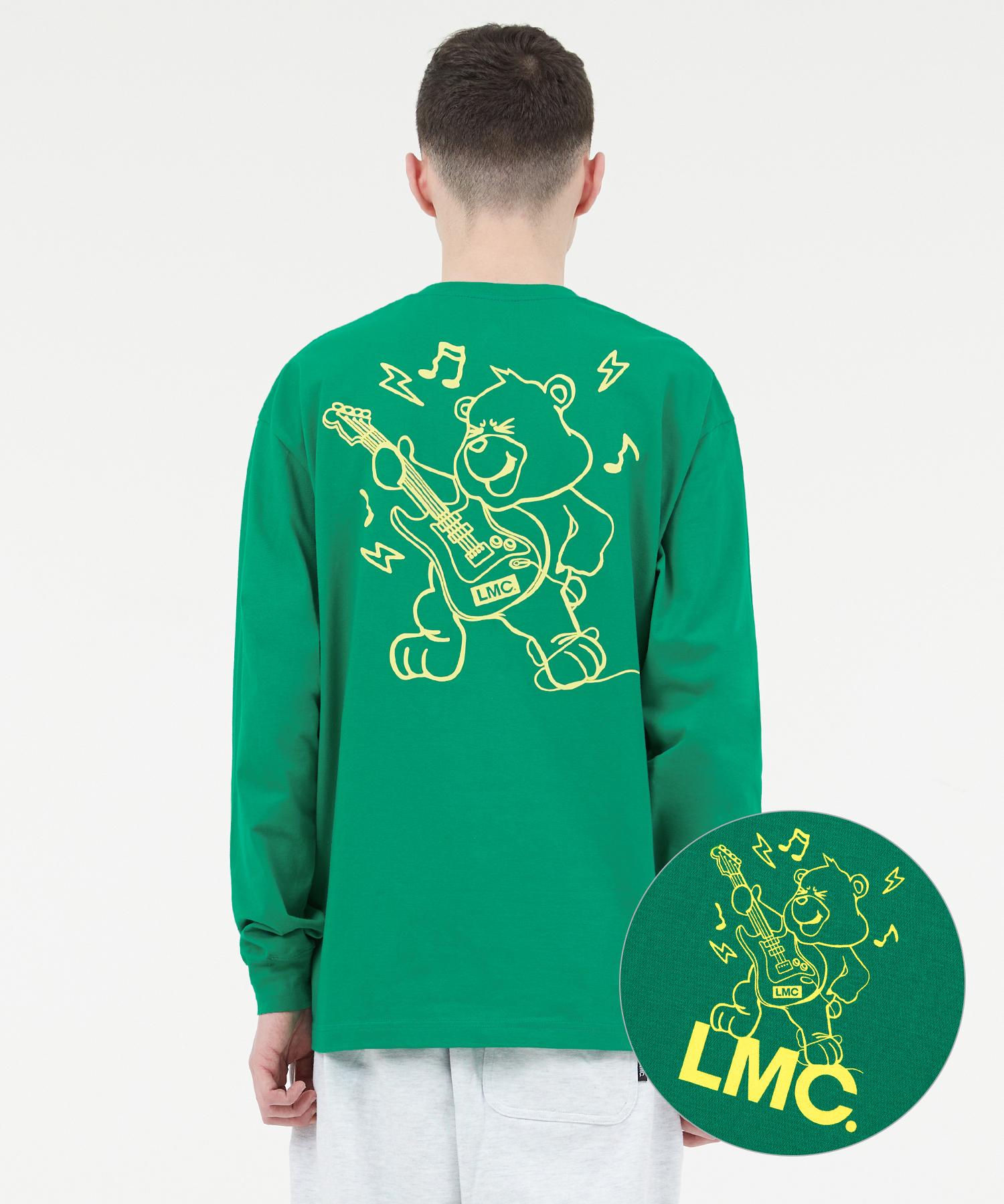 Lmc Punk Bear Long Slv Tee Green Green/L